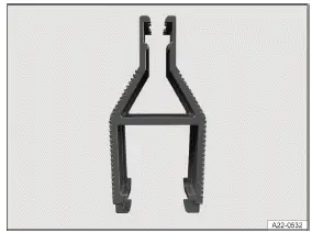 Volkswagen ID.3. Fig. 2 Plastic pliers for removing or installing a fuse (general example).