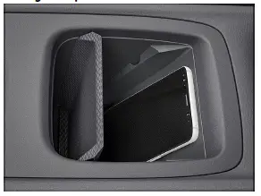 Volkswagen ID.3. Fig. 2 General example: Storage compartment cover (open).